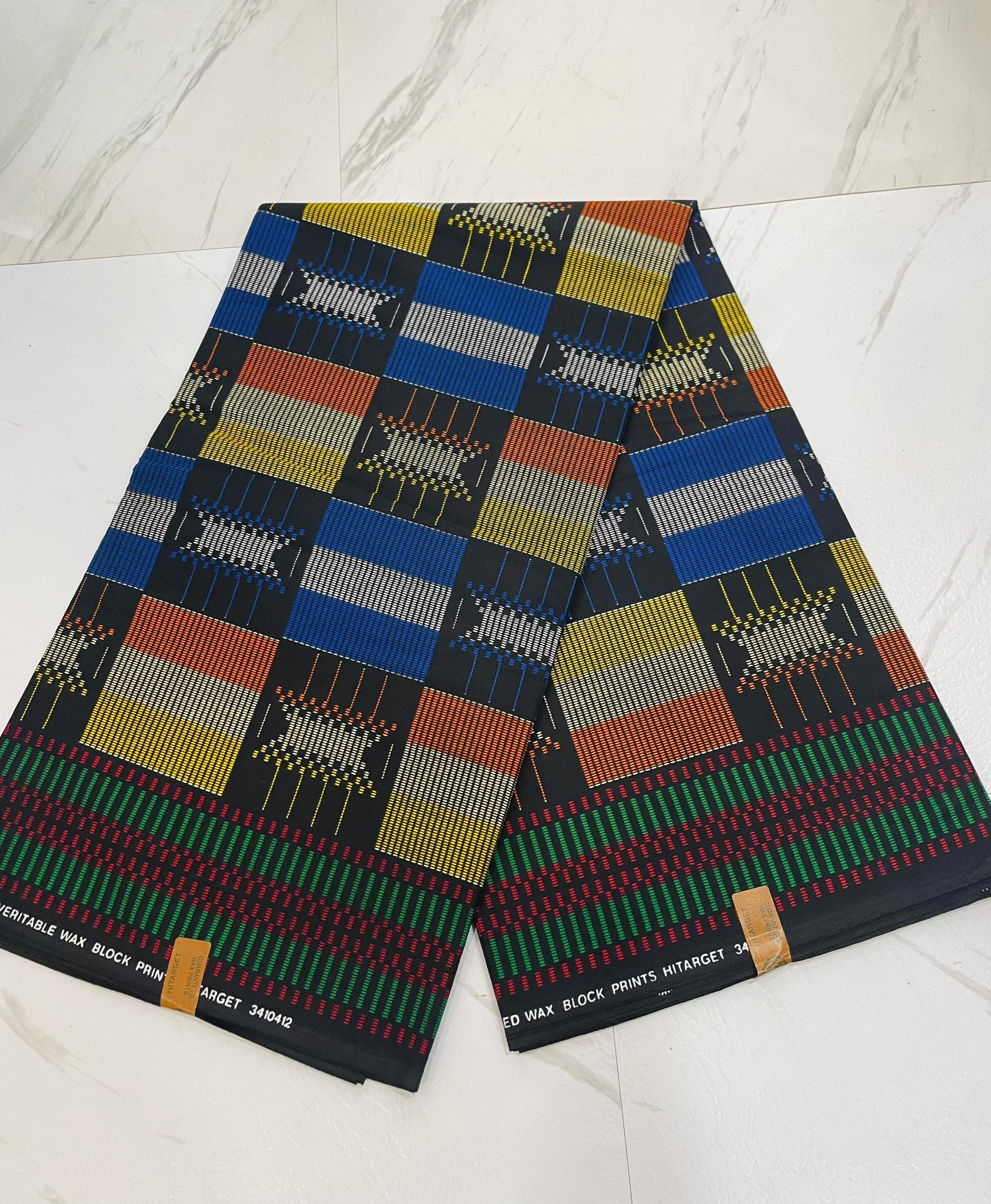 African Print Fabric — Style 11 — photo 1. Sefa Fabrics, Accra, Ghana.